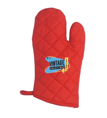 Quilted Cotton Canvas Oven Mitt