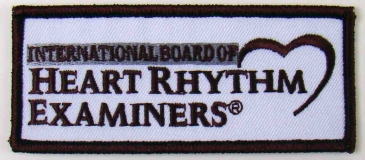 IBHRE Heart Rhythm Examiners Embroidered Patch