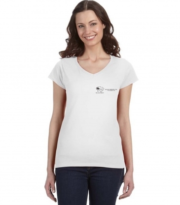 Ladies' SoftStyle® Fitted V-Neck T-Shirt