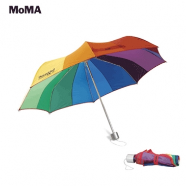 MOMA Color Spectrum Wheel Collapsible Umbrella