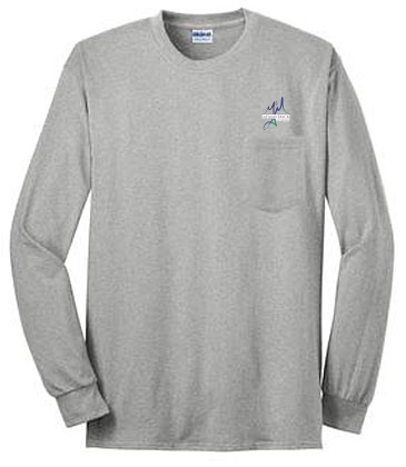 Gildan® Ultra Cotton® 100% Cotton Long Sleeve T w/ Pocket