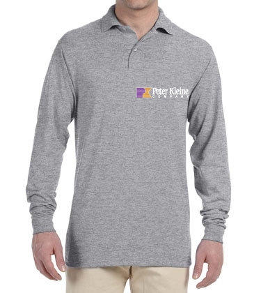 Adult SpotShield™ Long-Sleeve Jersey Polo