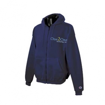 Adult Double Dry Eco® Full-Zip Hooded Sweatshirt