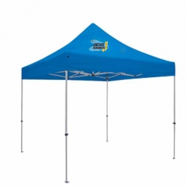 24-Hour Quick Ship Deluxe 10' Tent (Full-Color Imprint, 3 Locatio