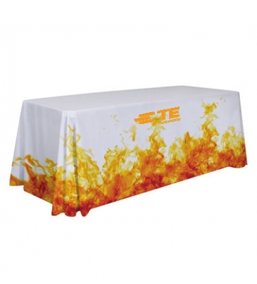 48-Hour Quick Ship 6' Economy Table Throw (Full-Color Full-Bleed)