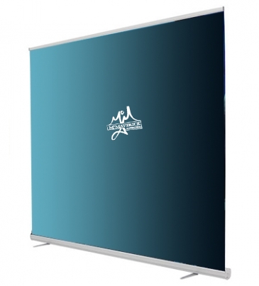 8' Jumbo Wide Retractor 13 oz. Smooth Scrim Vinyl Kit