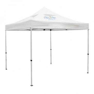 10' Deluxe Tent Kit, Vented Canopy (Imprinted, 2 Locations)