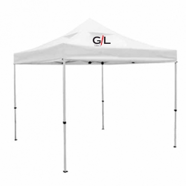 10' Deluxe Tent Kit, Vented Canopy (Imprinted, 3 Locations)