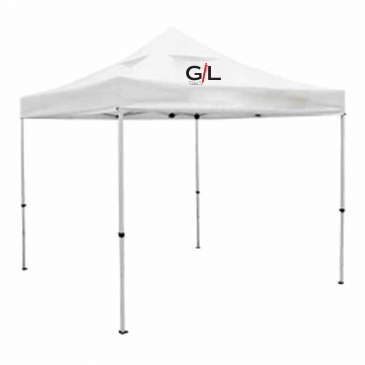 10' Deluxe Tent Kit, Vented Canopy (Imprinted, 5 Locations)