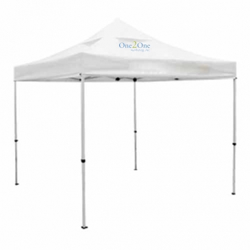 10' Deluxe Tent Kit, Vented Canopy (Imprinted, 6 Locations)