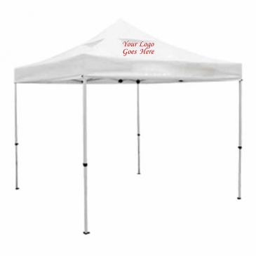 10' Deluxe Tent Kit, Vented Canopy (Imprinted, 8 Locations)