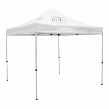 10' Deluxe Tent Kit, Vented Canopy (Imprinted, 8 Locations)