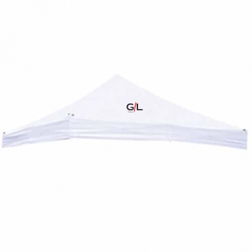 10' Tent Canopy (Full-Color Imprint, 2 Locations)