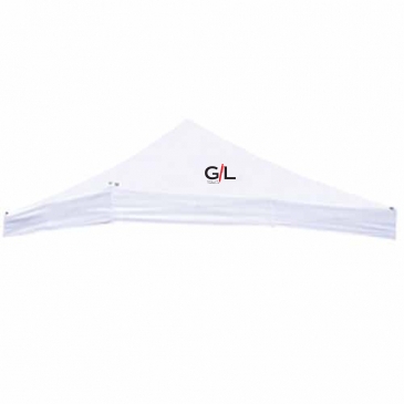 10' Tent Canopy (Full-Color Imprint, 3 Locations)