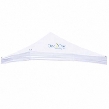 10' Tent Canopy (Full-Color Imprint, 6 Locations)