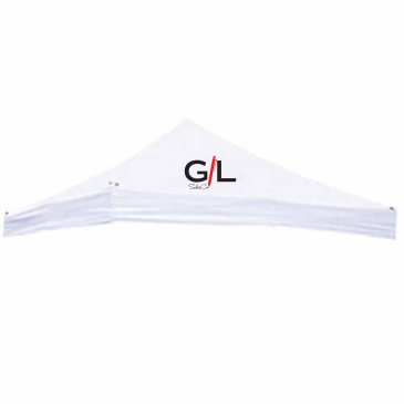 10' Tent Canopy (Full-Color Imprint, 6 Locations)