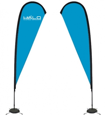 11.5' Premium Teardrop Sail Sign Kit (Double-Sided with Scissor B