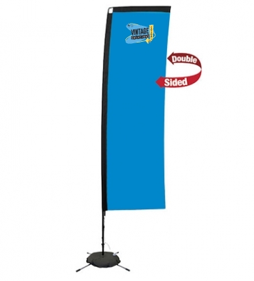 10' Premium Rectangle Sail Sign Kit (Double-Sided with Scissor Ba