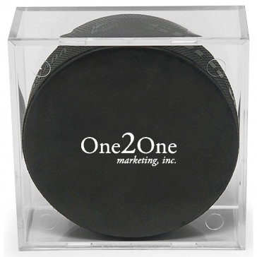 Hockey Puck Display Cube