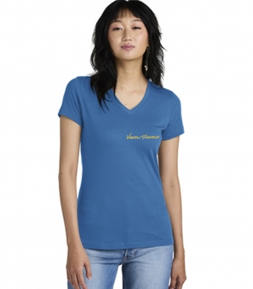District Made® - Ladies Perfect Weight® V-Neck Tee