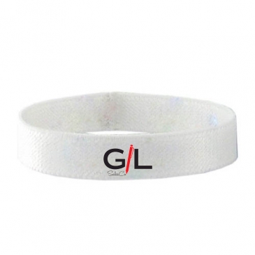 1/2" H x 7" L Dye-Sublimated Stretchy Elastic Bracelet