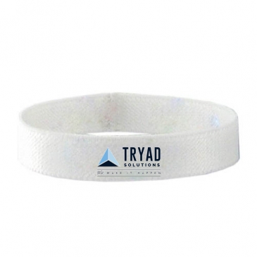 1/2" H x 7" L Dye-Sublimated Stretchy Elastic Bracelet