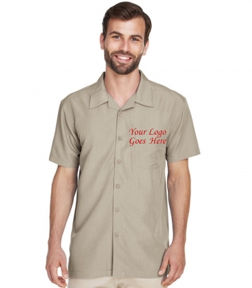 Men's Barbados Textured Camp Shirt