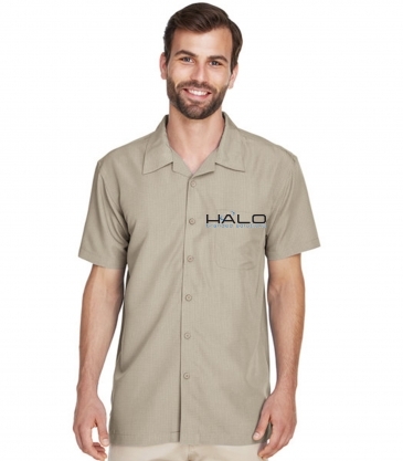 Men's Barbados Textured Camp Shirt