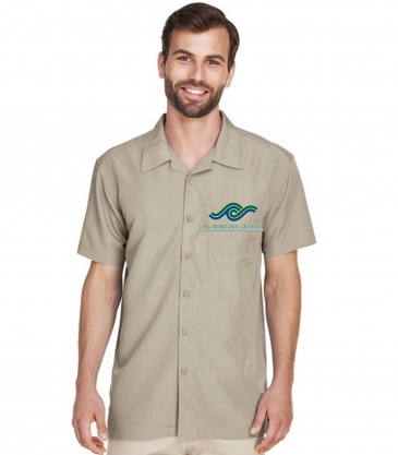 Men's Barbados Textured Camp Shirt
