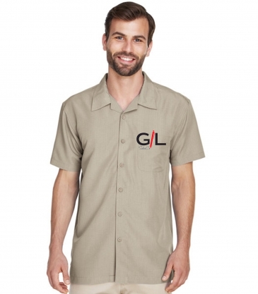 Men's Barbados Textured Camp Shirt
