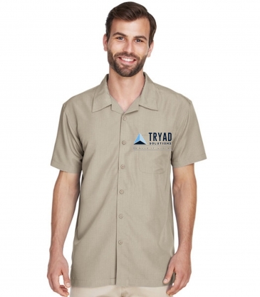 Men's Barbados Textured Camp Shirt