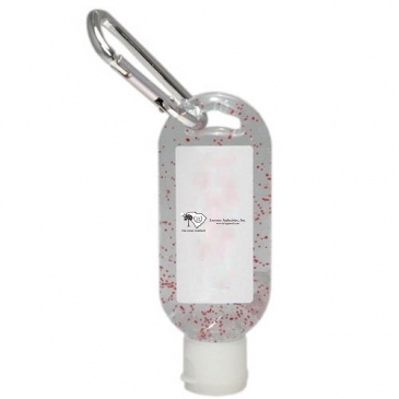 1.9 oz. Single Color Moisture Bead Sanitizer in Clear Bottle with