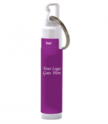 Natural Lip Moisturizer with Metal Split Ring