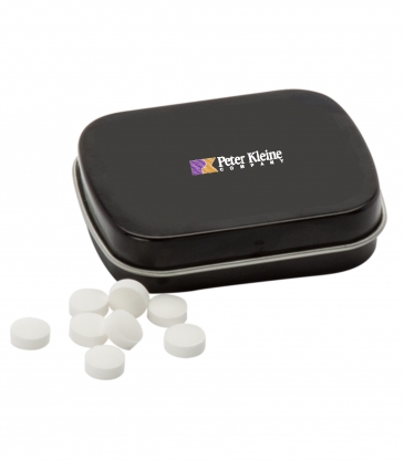 Sugar Free Mints in a Small Rectangular Hinged Tin