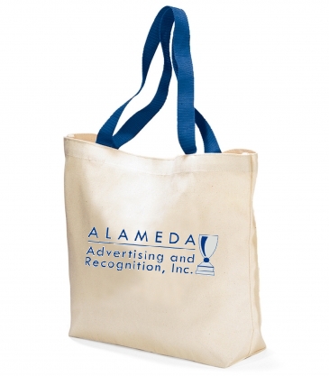 Colored Handle Tote