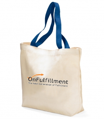 Colored Handle Tote