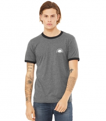 Bella + Canvas Men's Jersey Heather Ringer Tee