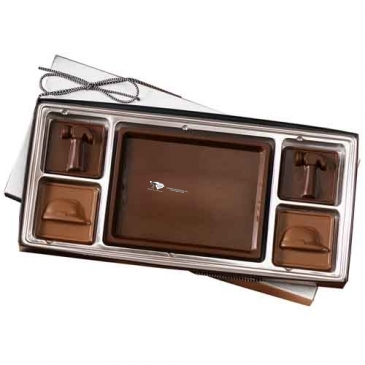 Custom Chocolate Squares Gift Box (6 1/2oz.)