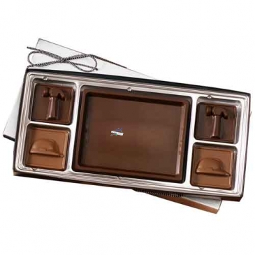 Custom Chocolate Squares Gift Box (6 1/2oz.)