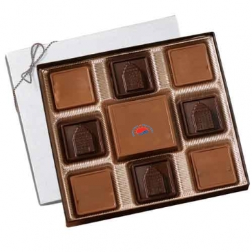 Custom Chocolate Squares Gift Box (6 oz.)