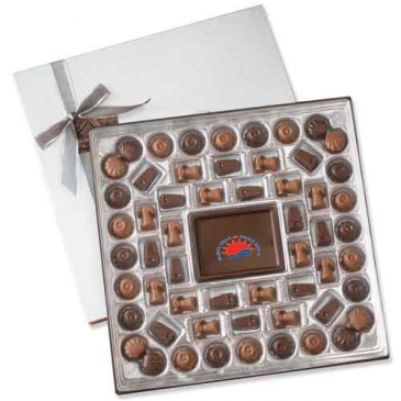 Large Custom Chocolate Delights Gift Box ( 1 1/2 lbs.)