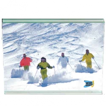 Atrium Glass Large Desk Photo Frame