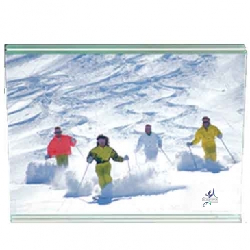 Atrium Glass Large Desk Photo Frame