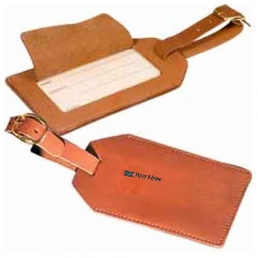 Grand Central Luggage Tag (Sueded Full-Grain Leather)