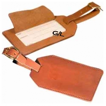 Grand Central Luggage Tag (Sueded Full-Grain Leather)