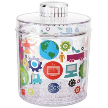 Full Color On Clear Inspire Apothecary  - 14 oz.