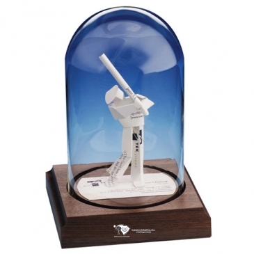 Business Card Sculpture - Baseball Player