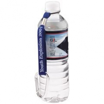 5/8" Two Ply Polyester Strap W/ Sport Clip &  Bottle Holder