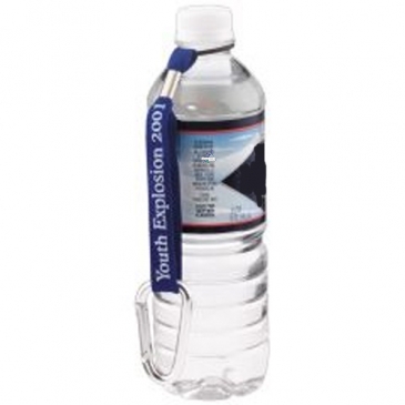 5/8" Two Ply Polyester Strap W/ Sport Clip &  Bottle Holder
