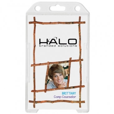 Plastic Single Card ID Holder